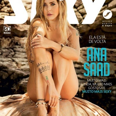 Ana Saad Pelada na Revista Sexy