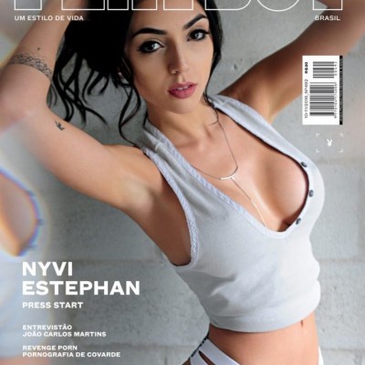 Nyvi Estephan pelada nua na Playboy