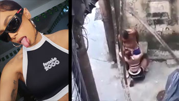 Anitta pagando boquete na favela da Tijuquinha